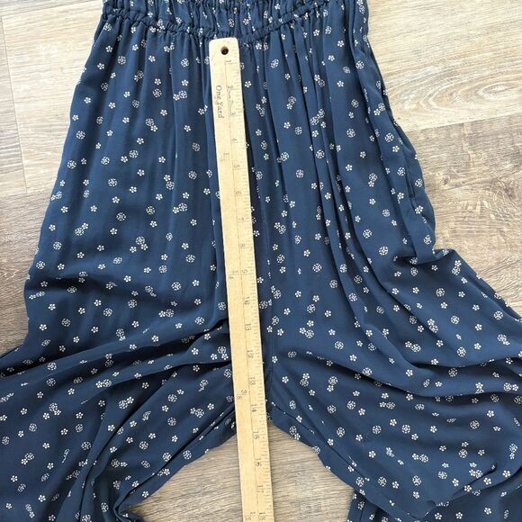 MADEWELL Sophia Jumpsuit in Navy Blue Bandana Flower, Size Small - Picture 7 of 14